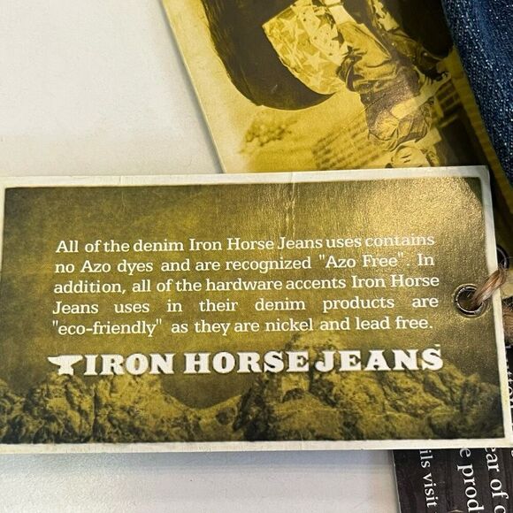 Iron Horse Woman’s Premium Handmade Vintage Inspired Boot Cut Embellishments Jea - Picture 7 of 12